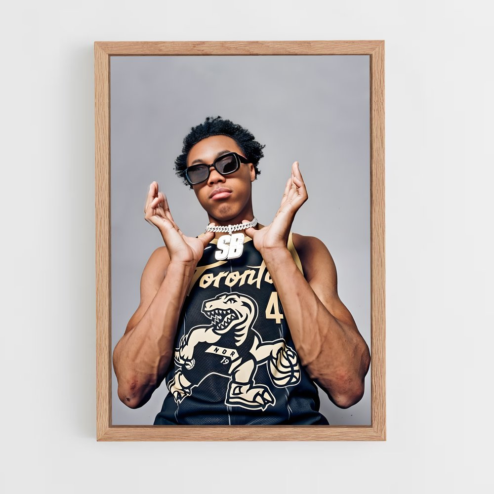 Poster Scottie en Détente – affiche Basketball (vue 4)